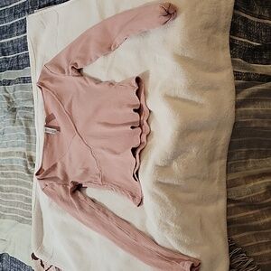 Divided long sleeve shirt, neck, size m